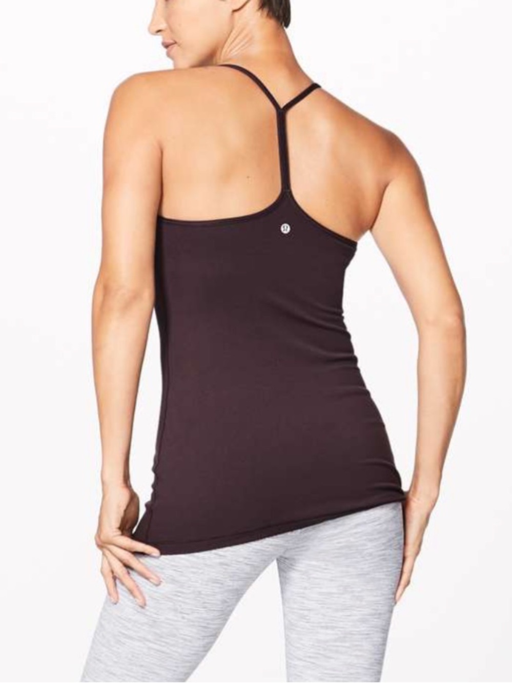Lululemon Power Pose Tank *Light Support For A/B Cup Brown Pelt